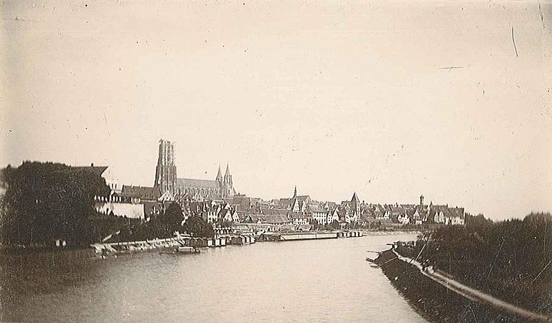 Münster und Turm im Jahr 1888