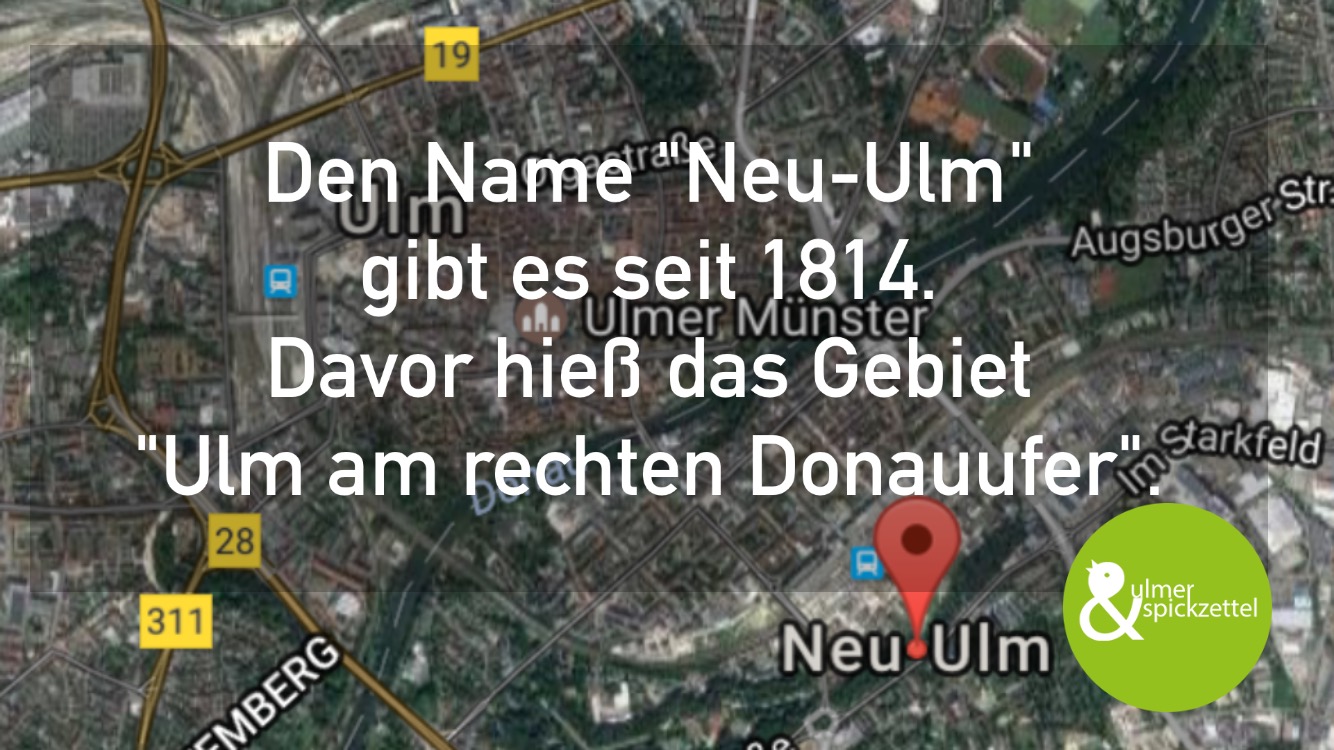 Ulm am rechten Donauufer – das hätte man doch so lassen können :-).